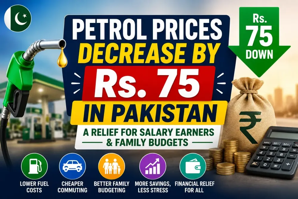Petrol Prices Decrease by Rs. 74 in Pakistan: A Major Relief for Salary Earnners